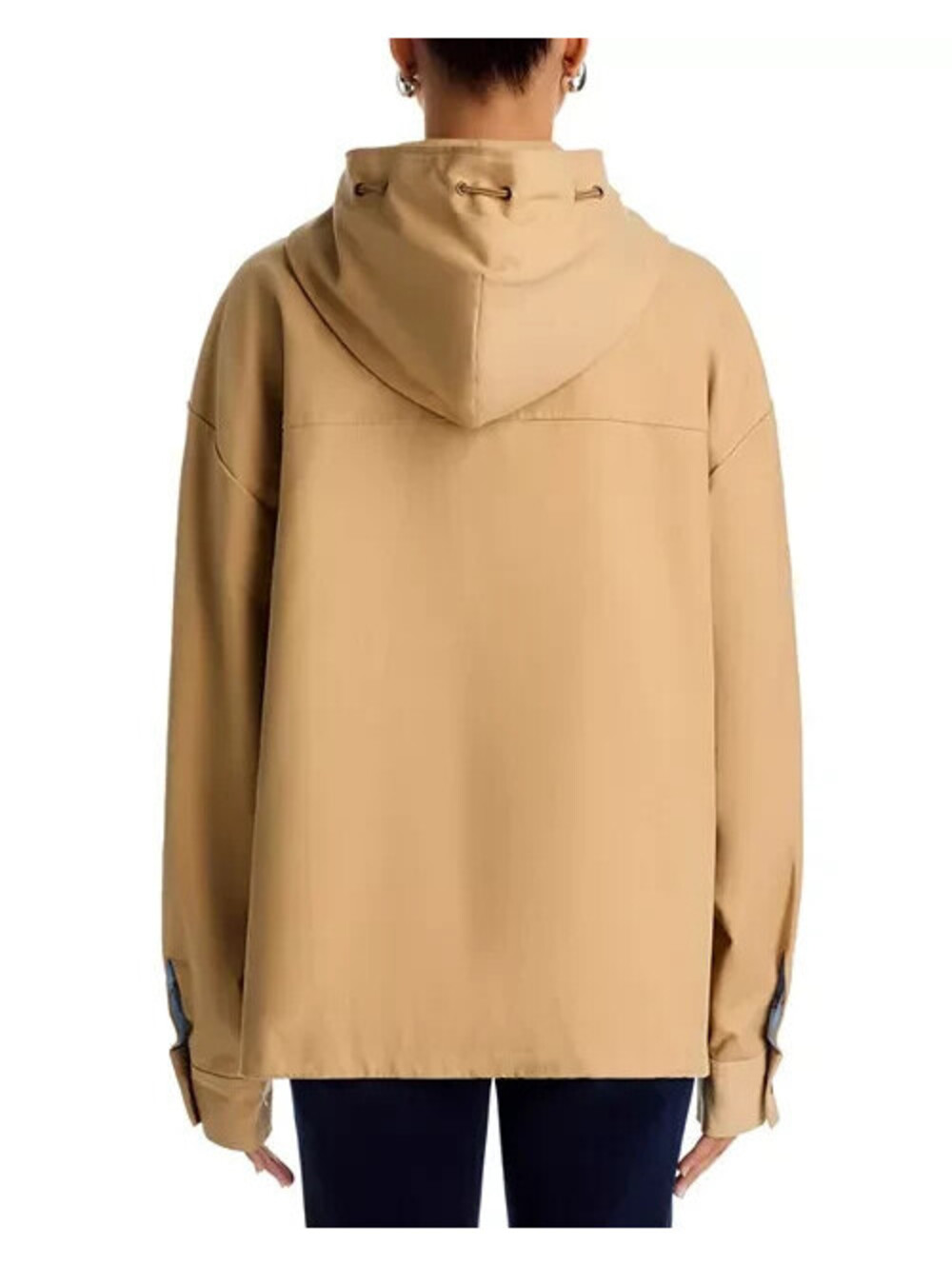NEW, Mother The Light Drizzle Raincoat in Beige sz S #C4859 - Picture 4 of 10